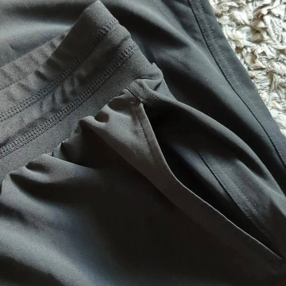 Champion Track Pant Sweat Pant Size Medium Black with Pockets - Picture 3 of 5